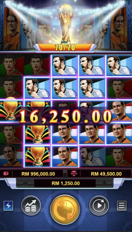 Our World Cup Final Review also offers another window screen angle of the game.